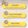 (СТУ5/2) Стул детский зверята на синем