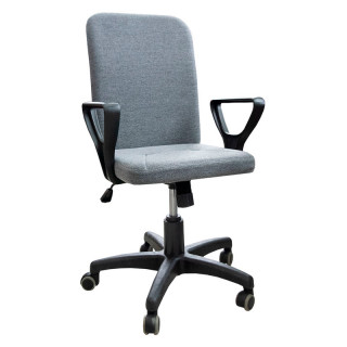 Кресло Квадро Н гобел./кзам /пласт. гобелен17м серый