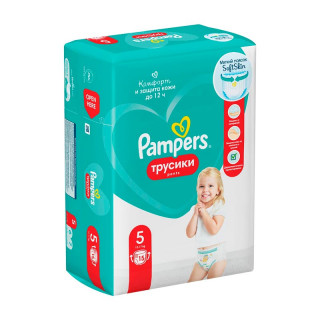 Подгузники-трусики "PAMPERS" Pants Junior (12-17 кг) 15 шт