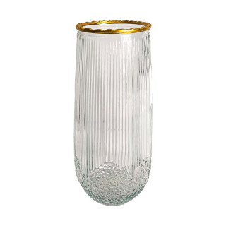 ваза стеклянная 24 см ZD-6055