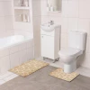 набор 2 ковра хлопок Лабиринт бежевый  40*45, 50*80