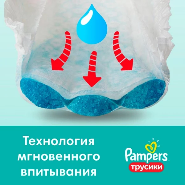 Подгузники-трусики "PAMPERS" Pants Midi (6-11 кг) 19 шт