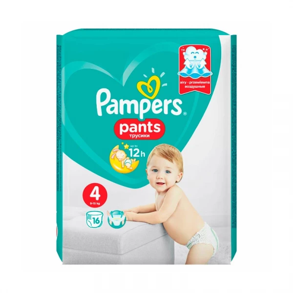 Подгузники-трусики "PAMPERS" Pants Maxi (9-15 кг) 16 шт