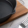 Сковорода MY REAL IRON COOK чугунная, с литой ручкой, 25,5 см