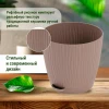 Горшок для цветов "Флис" с прикорневым поливом 1.2 л (какао)