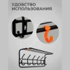 Вешалка с полкой 80 (Чёрный)