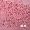 Полотенце махр.жаккард НОЖКИ 50*70 пл. 650 гр/м2. (цв.10120)