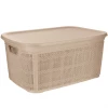 AK 601-B106 Корзина с крышкой 10л beige