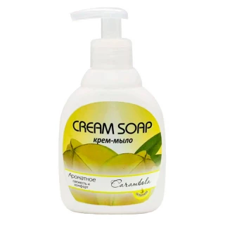 Крем мыло ароматное с дозатором "AROMIKA" Carambola, 200 мл.
